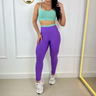 Imagem da oferta Conjunto Fitness Bicolor Feminino Academia Suplex Premium