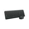 Imagem da oferta Kit Teclado E Mouse Sem Fio Logitech Mk250 Compacto Mouse Ambidestro Bluetooth Abnt2 Compativel Pc E Mac Grafite 920