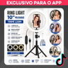 Imagem da oferta Ring Light Iluminador 10 Polegadas Com Tripé De 2.10 Metros Para Maquiagem Live Vídeos