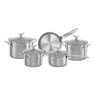 Imagem da oferta Jogo de Panelas Electrolux Inox com 5 Peças Design com Fundo Triplo