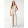 Imagem da oferta Macacão TOPSHOP Pantalona Recorte Bege