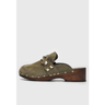 Imagem da oferta Clog Luiza Barcelos Tachas Metalizadas Verde