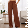 Imagem da oferta Calça Feminina Pantalona Duna Wide Leg Cintura Alta
