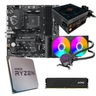Imagem da oferta Placa-Mãe MSI B550M Gaming Plus WiFi6E + Ryzen 7 5700X + Water Cooler MACH1 Logic 240mm