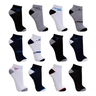 Imagem da oferta Kit 12 Pares Meia Masculino Cano Curto Soquete Varias Cores Sortidas Liso Único