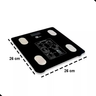 Imagem da oferta Wellmix Balança De Banheiro Inteligente Digital Bioimpedancia Digital 180kG Cor Preto