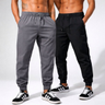 Imagem da oferta Kit 2 Calça Jogger Masculina Tactel com Elastano Academia Treino Fitness Slim Dry Fit Esportiva Leve