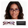 Imagem da oferta Armação De Óculos Oval ZokTop, Cor Tartaruga, Estilo Vintage, Feminino