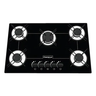 Imagem da oferta Cooktop 5 Bocas Ultra Chama Preto Trempe Aramada Bivolt Chamalux