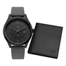 Imagem da oferta Relógio Technos Steel Preto Masculino Analógico Caixa Aço Inox Pulseira Silicone