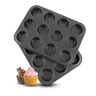Imagem da oferta Kit 2 Forma Assadeira Faz Cupcake Pão De Queijo Empada 12 Cavidades De Teflon Antiaderente