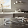 Imagem da oferta Travessa Oval Coração de Cristal Lyor 25cm