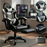 Imagem da oferta Cadeira Gamer Profissional Escritório Ergonômica Reclinável Confortável Com Rodinha E Apoio Para Pés