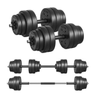 Imagem da oferta SONGMICS Conjunto de Halteres 2 em 1, 2 x 15 kg,