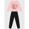 Imagem da oferta Conjunto Infantil Brandili Estampa Ursinho Rosa