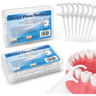 Imagem da oferta Fio Dental com Haste 2 em 1 Kit com 100 Unidades para Limpeza Bucal Profunda - Ideal para Viagens e Uso Diário - Pazie