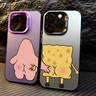 Imagem da oferta Capa de Celular Antichoque Fosca com Estampa Divertida do Bob Esponja para Samsung Galaxy S26 S25 S24 S23 S22 S21 FE Ult