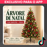 Imagem da oferta Árvore de Natal Artificial Verde com Kit de Enfeites e Pisca-Pisca de Luz Amarelada 1,20m 1,50m 1,80m 2,10m com Bolas V