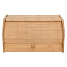 Imagem da oferta Mimo Style Porta Pães Com Tampa Retrátil, Feito Inteiramente De Bambu Ecokitchen. Perfeita Para Armazenar Pães, Bolachas E Outras Coisas. Resistent