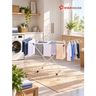 Imagem da oferta Varal De Roupa de Chão Slim Reforçado Com Abas Dobrável Retrátil StarHouse