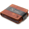 Imagem da oferta Carteira Masculina Couro Legitimo Porta Cheques Grande Completa rg cnh