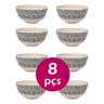 Imagem da oferta Kit 8un Tigela Bowl Cumbuca Ecológico 300ml Sopa Caldo