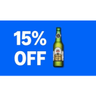 Imagem da oferta Tim-tim com desconto: 15% OFF em bebidas alcoólicas na Amazon!