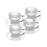 Imagem da oferta Wolff - Conjunto 4 Xícaras De Café De Cristal Imperatriz 110ml