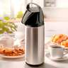 Imagem da oferta Garrafa Térmica Invicta Air Pot Slim 100100020105 Prateado 1,8l Inox