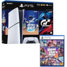 Imagem da oferta Bundle GTA VI + PlayStation 5 Slim Digital 825 GB Pacote Astro Bot e Gran Turismo 7