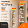 Imagem da oferta Torre Prateleira Estante Mdf 120 cm e 85 cm Multiuso Closet Organizador Sapateira Decorativo Resistente