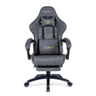 Imagem da oferta Cadeira Gamer Husky Tempest 700, até 145kg, Reclinável 150°, Almofadas, Descanso para os Pés, Revestimento em PU – Cinza (HCG700CZ)