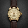 Imagem da oferta Relógio Technos Masculino Dourado Pulseira De Couro Marrom!