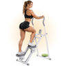 Imagem da oferta Maquina Escalada Vertical Dobrável Stepper Fitness com Monitor Digital CaloriasTempoPassos Pedais Extra Largos Anti