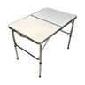 Imagem da oferta Mesa Dobrável Vira Maleta Alumínio Com Alça Camping Pesca Jardim Branco LuvinCo