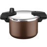 Imagem da oferta Panela De Pressão Tramontina Arizona Induction Em Alumínio Com Revestimento Interno E Externo Em Antiaderente Starflon Max Mocaccino 20 Cm 4,5 L