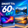 Imagem da oferta Até 60% OFF em Smart TVs: escolha a sua e economize!