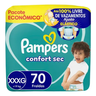 Imagem da oferta Fralda Pampers Confort Sec XXXG 70 unidades
