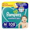 Imagem da oferta Fralda Pampers Confort Sec M com 108