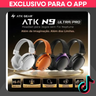 Imagem da oferta ATK N9 ProUltra Fone de ouvido gamer com quatro modos áudio espacial HiFi 3D Surround...