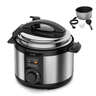 Imagem da oferta Panela Pressão Elétrica Electrolux 3 Litros Inox Compacta Feijão Segura 9 Travas Segurança Silenciosa Pce15 Rita Lobo 127v