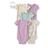 Imagem da oferta Kit Body Bebê 5 Peças Floral e Texturizado - Multicor | Carter's