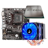 Imagem da oferta Placa Mãe MSI A520M-A PRO + Processador AMD Ryzen 5 5500F + Air Cooler Rise Mode Gamer G700