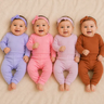 Imagem da oferta Kit 4 Conjuntos Bebê Body Manga Longa E Calça Canelado