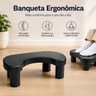 Imagem da oferta Apoio De Pes Escritorio Home Office Banquinho Anatomico Conforto Ergonomico Antiderrapante