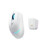 Imagem da oferta Mouse Gamer Machenike L8 Pro Rgb Support 8K 2 4Ghz Wireles Dock Rgb Carregamento Sem Fio Branco Jj02G3006