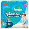 Imagem da oferta Fralda Descartável Pampers Splashers Piscina GXG 10 Unidades
