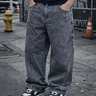 Imagem da oferta Calça Jeans Masculina Estonada Streetwear Baggy