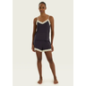 Imagem da oferta Pijama Curto Feminino Em Viscose Com Renda Hering