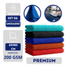 Imagem da oferta 06un Pano Microfibra Grande Limpa Seca Automotivo Chão 60x80